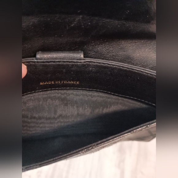 Authentic CHANEL Vintage Diamond Stitch CC Envelope Long Wallet Clutch ❤️❤️ - Picture 12 of 14
